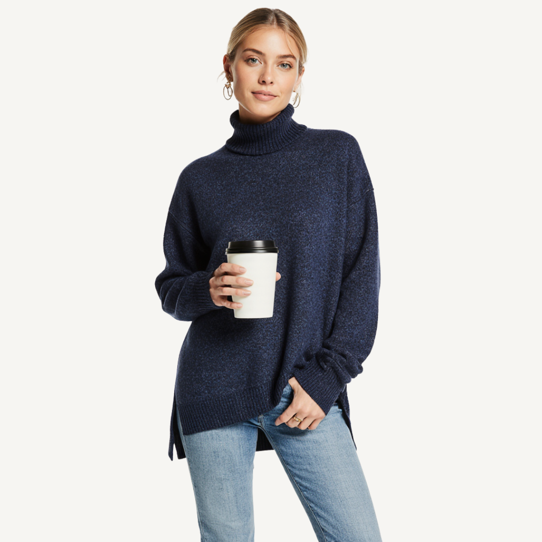 Laila | Oversized polo shirt