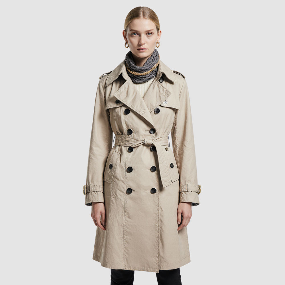 Catherine - Trench coat for simple elegance