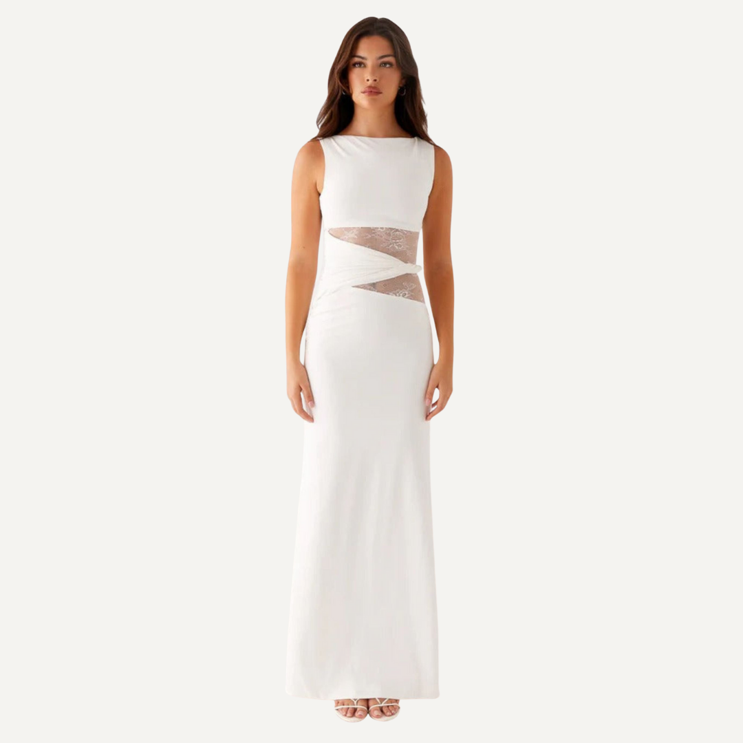Bronagh | Maxi Dress with Cutouts & Lacing