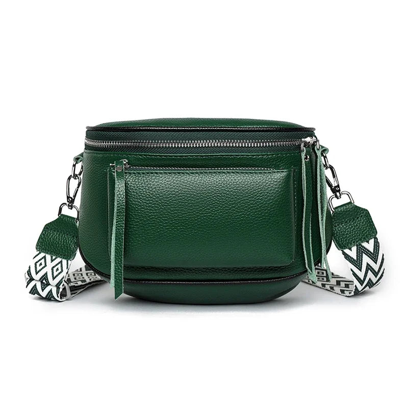 Elsie | Raffinerad Läderaxelväska