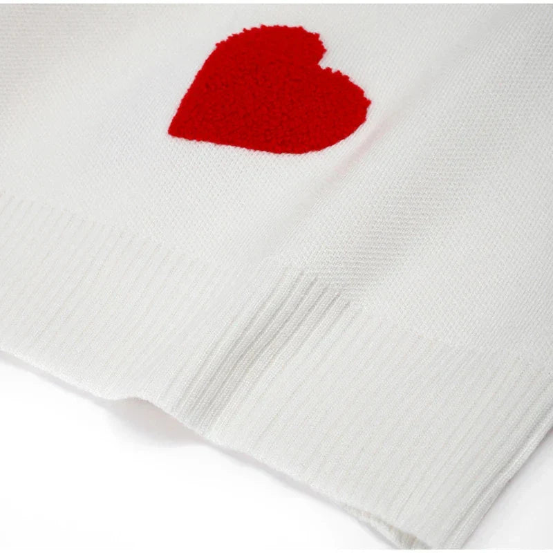 ALVINA - CUTE HEARTS COSY SWEATER