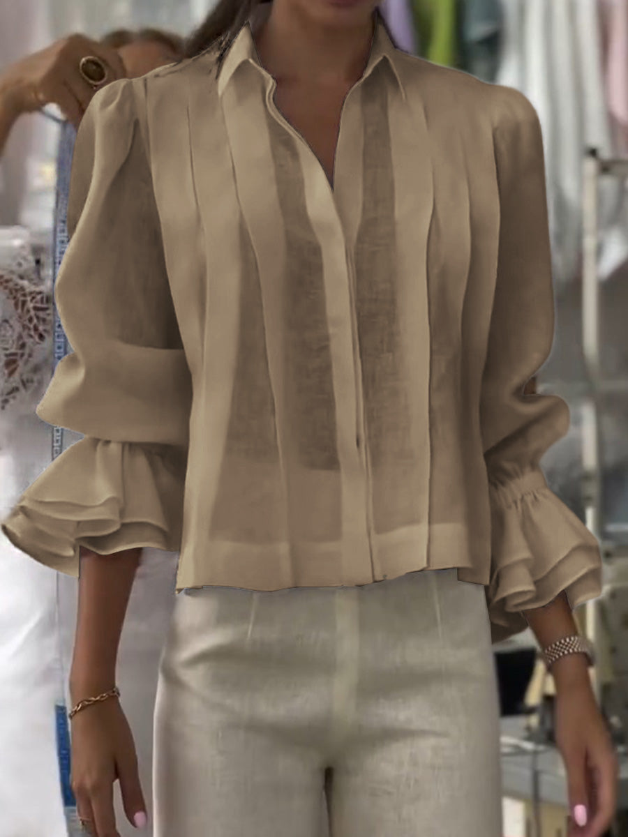 Madeleine | Blouse With Flattering Pleats