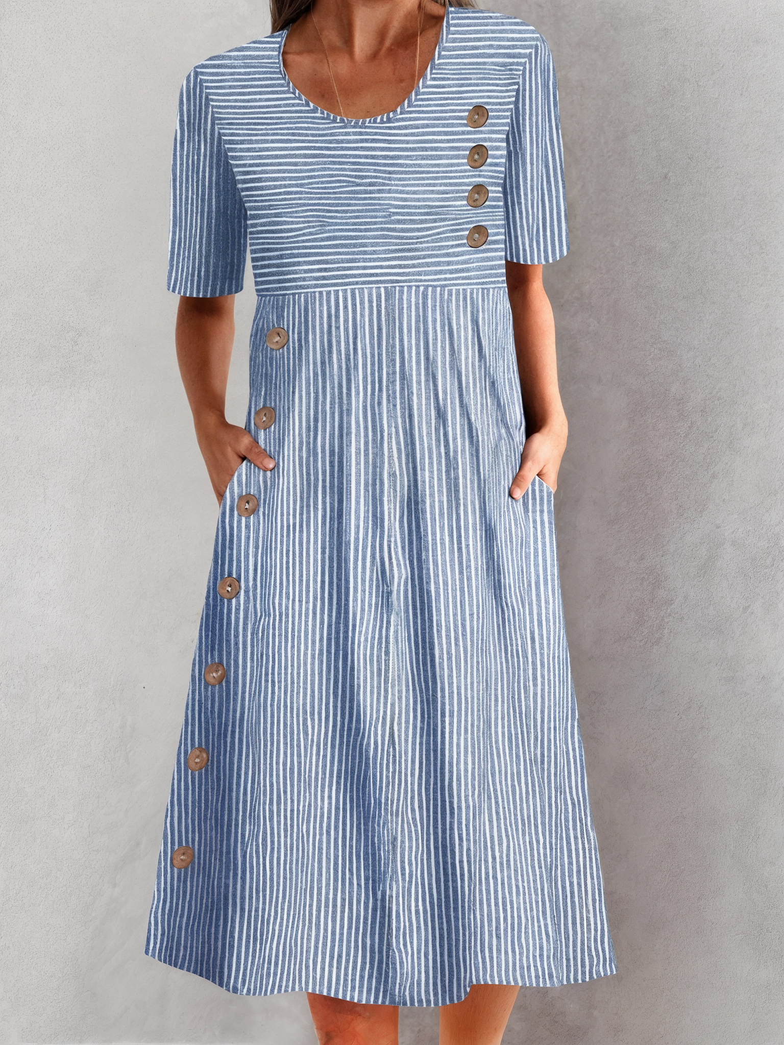 CIVILON Stockholm™ | Stribet Sommerkjole