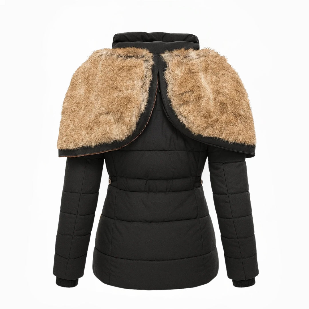 Barbra – Winter Coat With Hood and Fur Lining