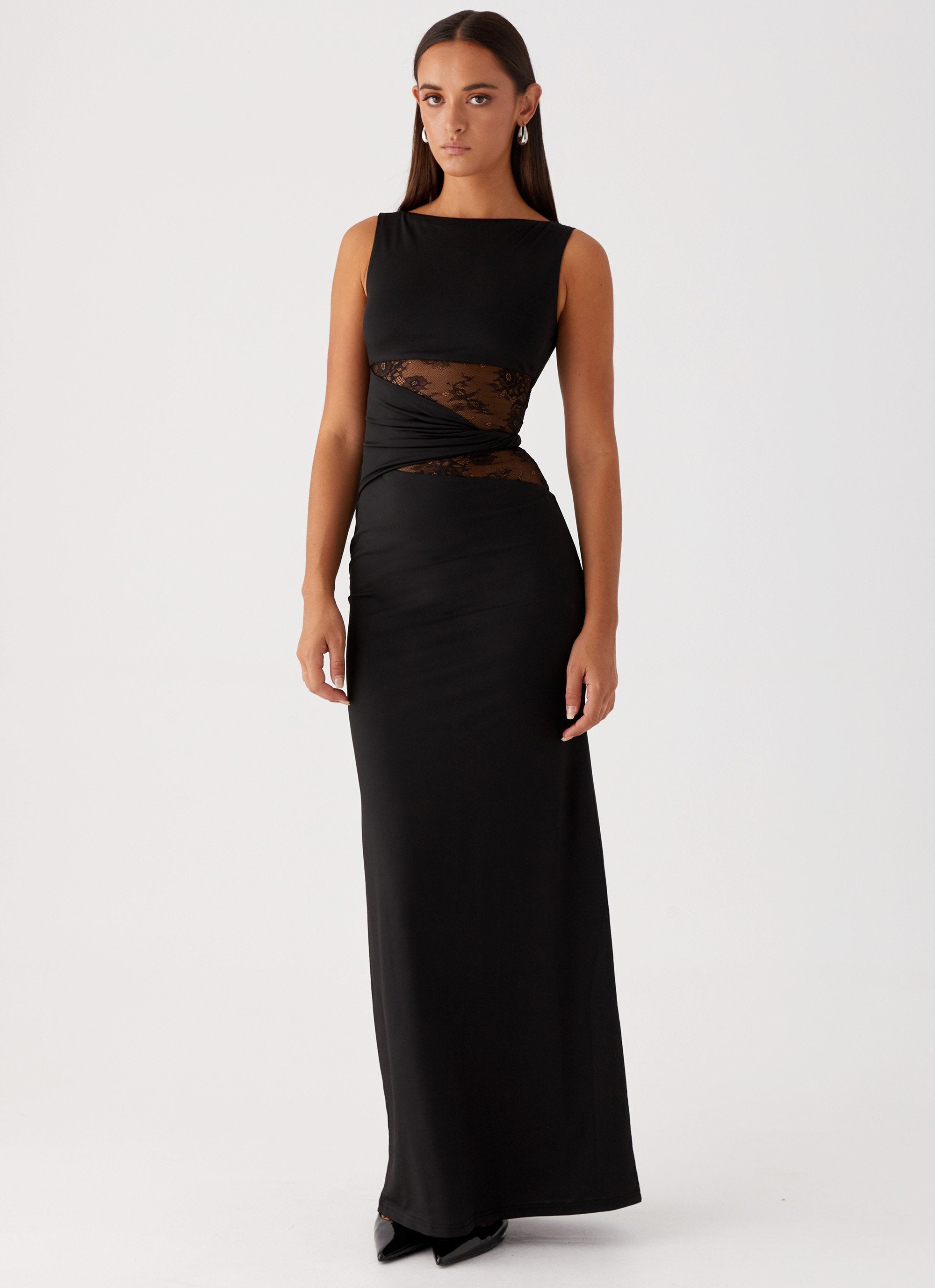 Bronagh | Maxi Dress with Cutouts & Lacing