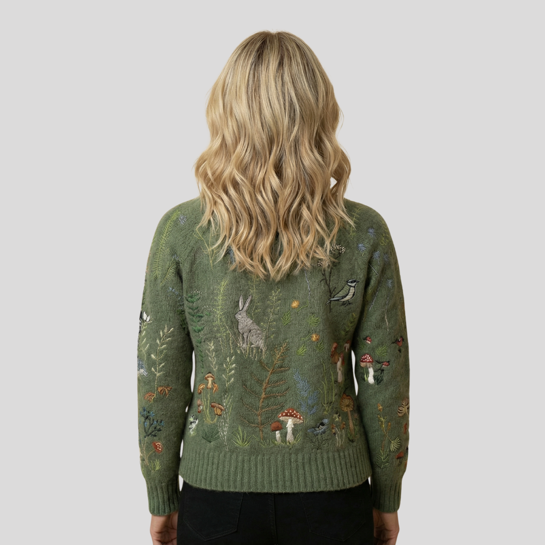 Zara | Warm Floral Turtleneck