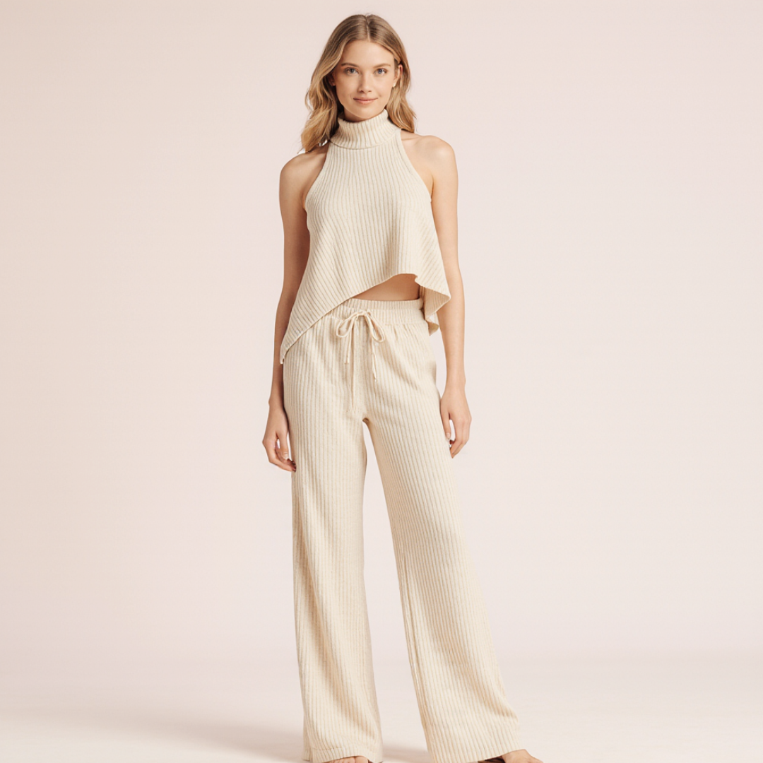 Luvre-Dublin|  Pleated Set