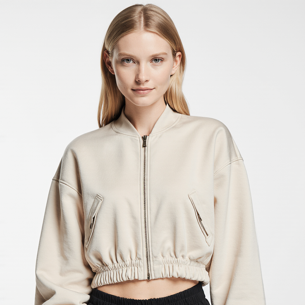 Alva | Soft bomber jacket